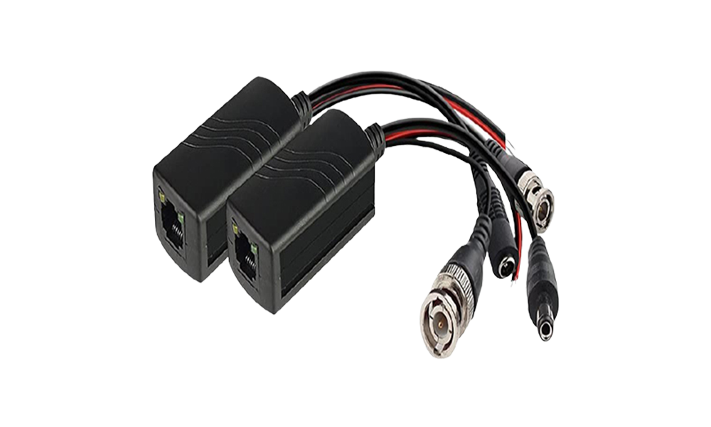 Pair-Of-CAT5-Video-&-Power-Balun-Pair-Includes-Transmitter-&-Receiver