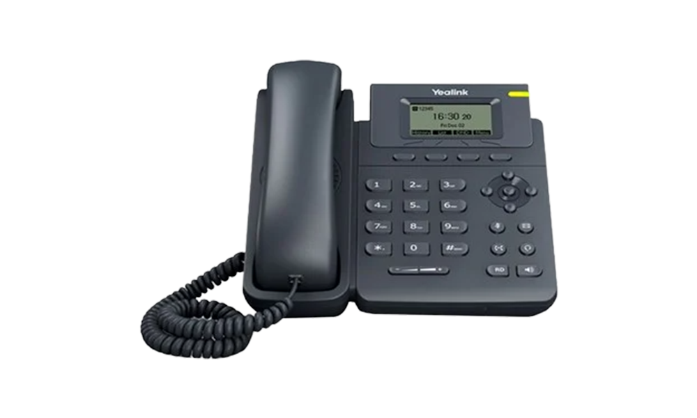 Yealink-T19PN-VoIP-SIP-Phone-(SIP-T19),-1-Line,-2-Ethernet-Ports,-PoE,-Greyscale-LCD-Display..
