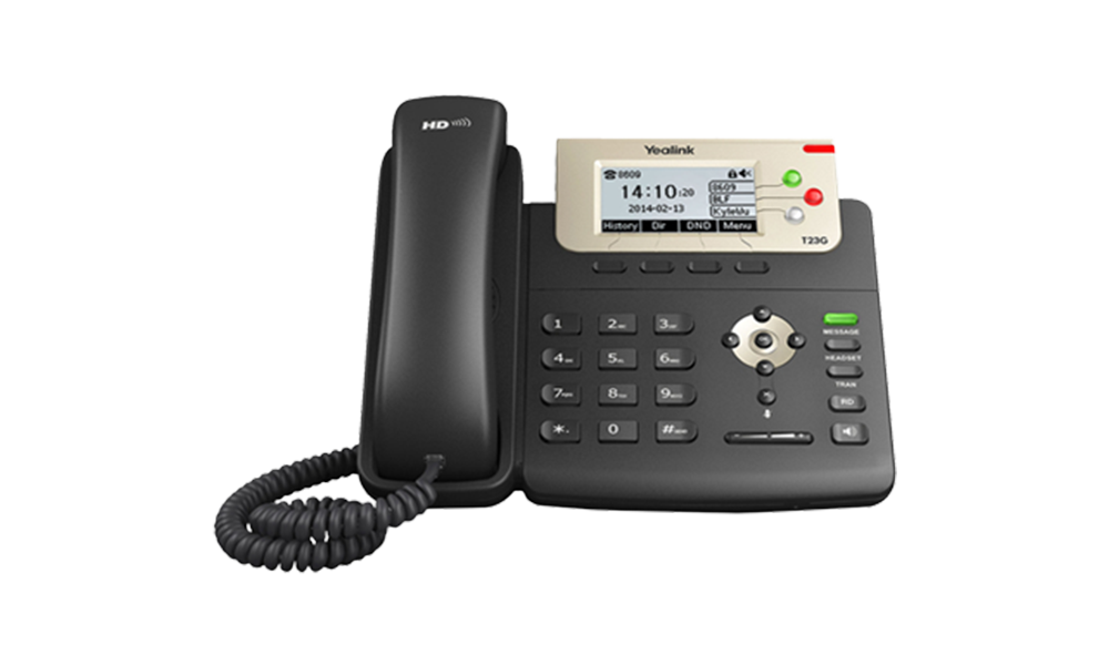 Yealink-T23GN-VoIP-SIP-Phone-(SIP-T23),-3-Lines,-2-x-Gigabit-Ports,-PoE,-Greyscale-LCD-Display...