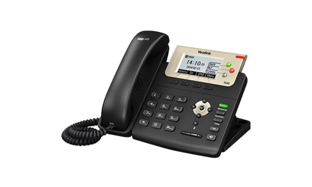 Yealink-T23GN-VoIP-SIP-Phone-(SIP-T23),-3-Lines,-2-x-Gigabit-Ports,-PoE,-Greyscale-LCD-Display.