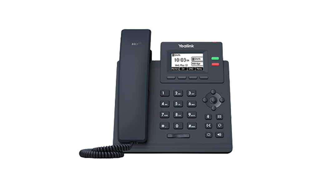 Yealink-T31G-VoIP-SIP-Phone-(SIP-T31G),-2-Lines,-2-x-Gigabit-Ports,-PoE,-2.3-inch-Greyscale-LCD-Display