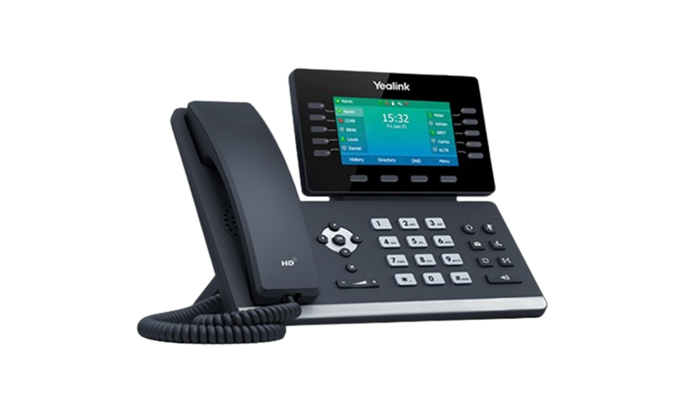 Yealink-T54W-WiFi-VoIP-SIP-Phone-(SIP-T54W),-10-Lines,-2-x-Gigabit-Ports,-PoE,-4.3-Inch-Colour-LCD-Display.