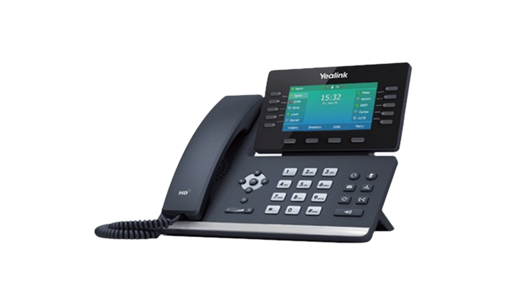 Yealink-T54W-WiFi-VoIP-SIP-Phone-(SIP-T54W),-10-Lines,-2-x-Gigabit-Ports,-PoE,-4.3-Inch-Colour-LCD-Display