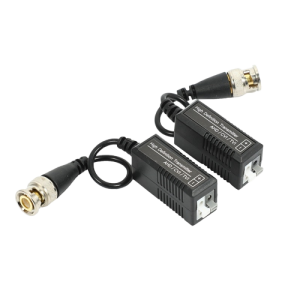 Pair Of CAT5 Video Audio & Power Balun Pair Includes Transmitter & Receiver