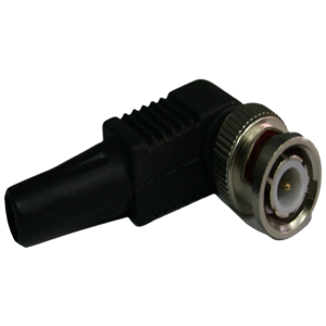 BNC Male Right Angle CCTV Connector for RG59 & Coax