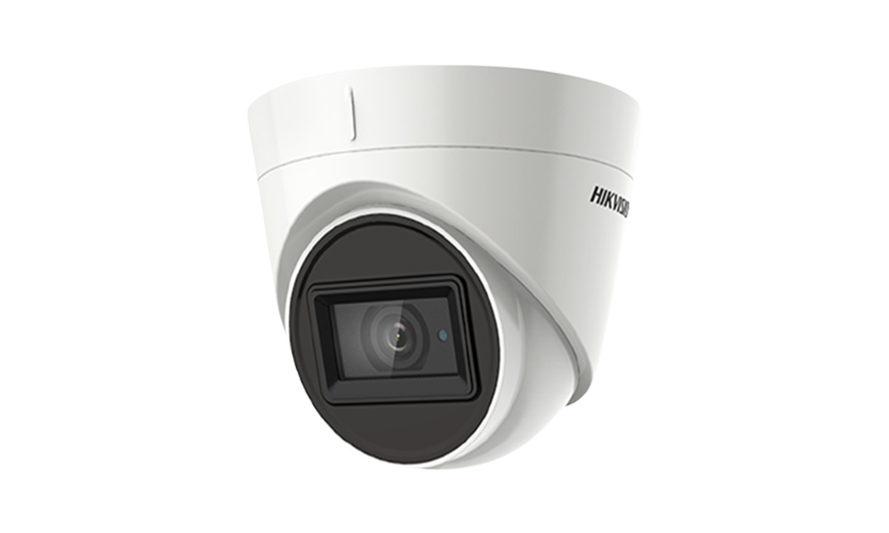 Hikvision-2MP-Fixed-Lens-Dome-DS-2CE78D0T-IT3FS-2.8MM-AOC-Audio-over-Coax-HD-TVI-CCTV-Camera---White---Built-in-Mic