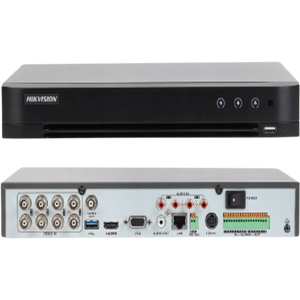 Hikvision DS-7208HUHI-K1-4S Accusense 5MP 8 Channel TVI, DVR & NVR Tribrid CCTV Recorder