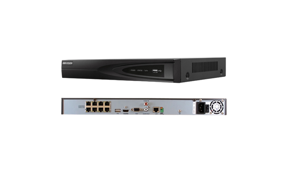 Hikvision-DS-7608NI-I2-8P-8ch-NVR,-Up-to-12MP-resolution-recording,-Max-8-IP-cameras,-4K-HDMI-and-VGA,-8-port-PoE-ports