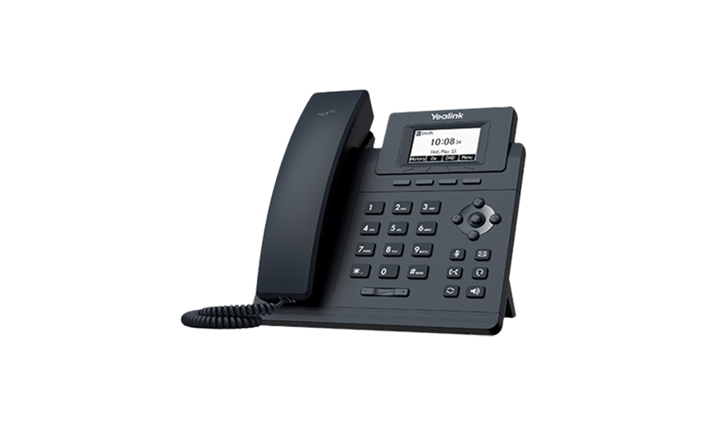 Yealink-T30P-VoIP-SIP-Phone-(SIP-T30P),-1-Line,-2-x-Ethernet-Ports,-PoE,-2.3-inch-Greyscale-LCD-Display
