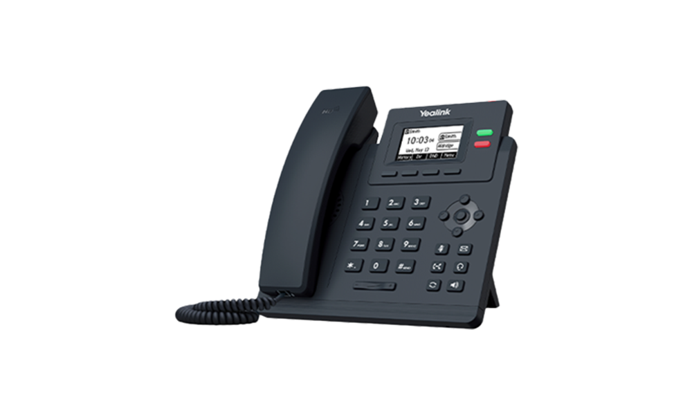 Yealink-T31P-VoIP-SIP-Phone-(SIP-T31P),-2-Lines,-2-x-Ethernet-Ports,-PoE,-2.3-inch-Greyscale-LCD-Display