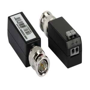 Pair of Hikvision Video Balun DS-1H18 - POC Capable